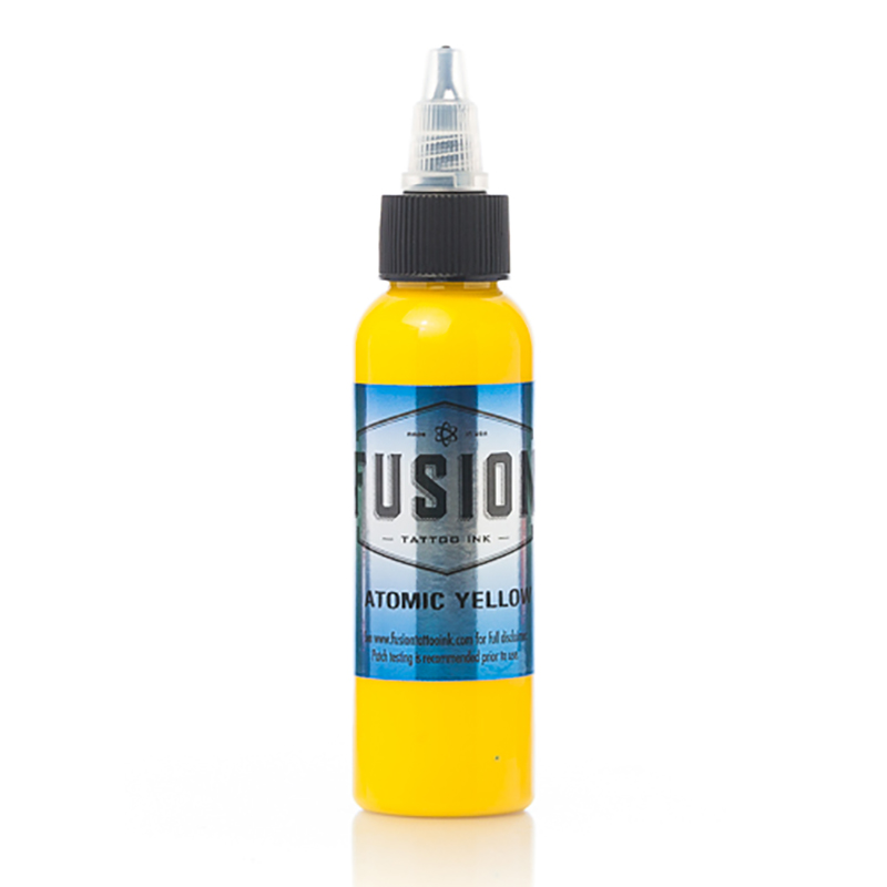 Fusion tattoo ink Atomic Yellow
