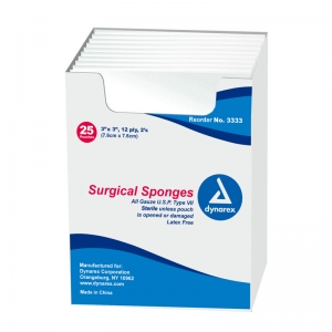 3 x 3 Surgical Sponges