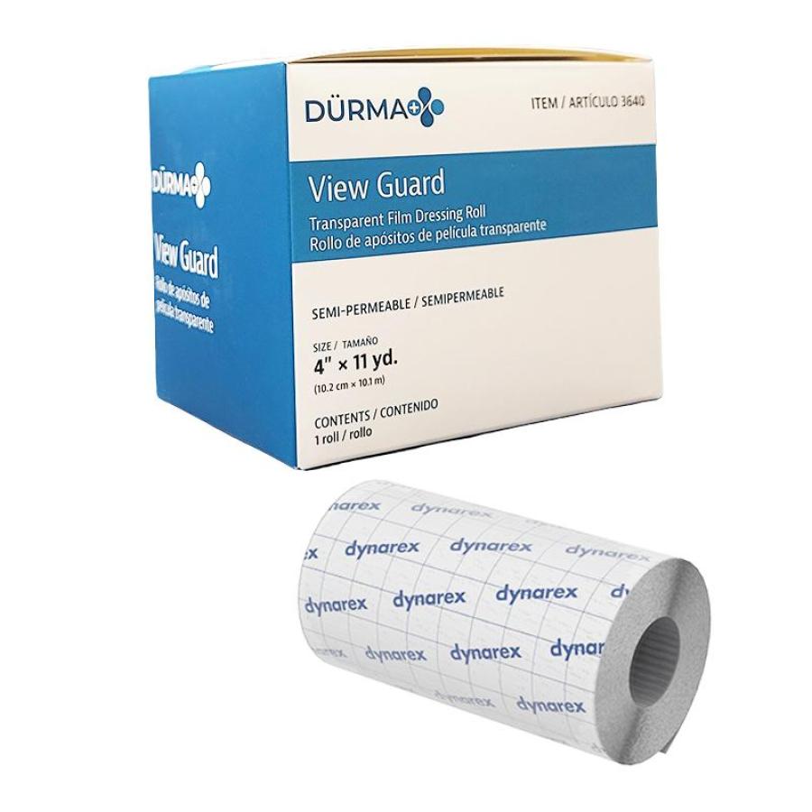 View Guard Transparent Film Dressing Roll 4"