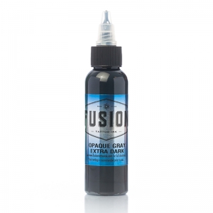 Fusion tattoo ink Extra Dark Opaque Gray