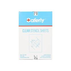 SAFERLY CLEAR TATTOO STENCIL INSERT - 8-1/2" X 11” - 200 SHEETS